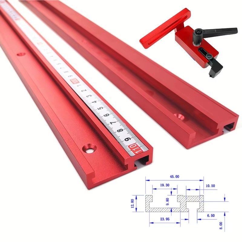 Aluminum T-Slot Profile - 1 Stück Aluminium-T-Nut-Profil Modell 45 mit