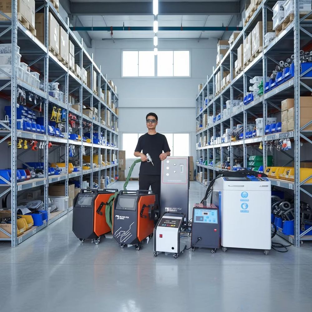 Industrial Handheld Laser Welding Machine - Industrielle Faserlaser-Schweißmaschine Luftgekühlt 3000W Tragbar Handgeführt