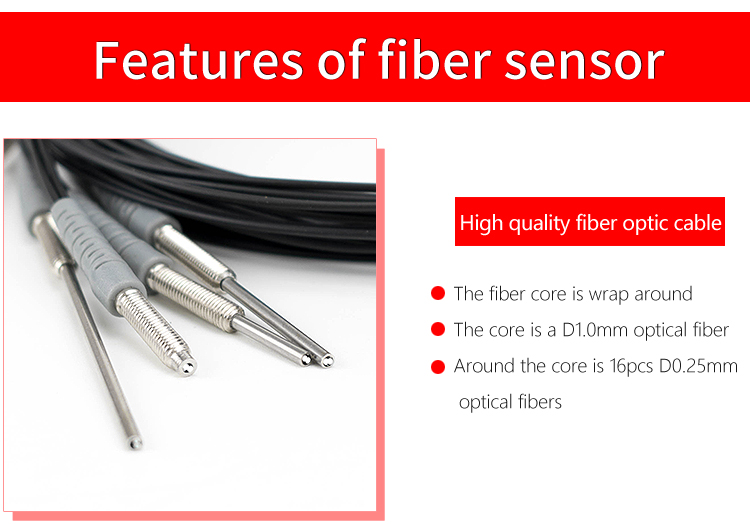 Industrial Laser Operator - RS310 Industrieller Automatisierungs-Lasersensor mit Faserverstärkerkabel und