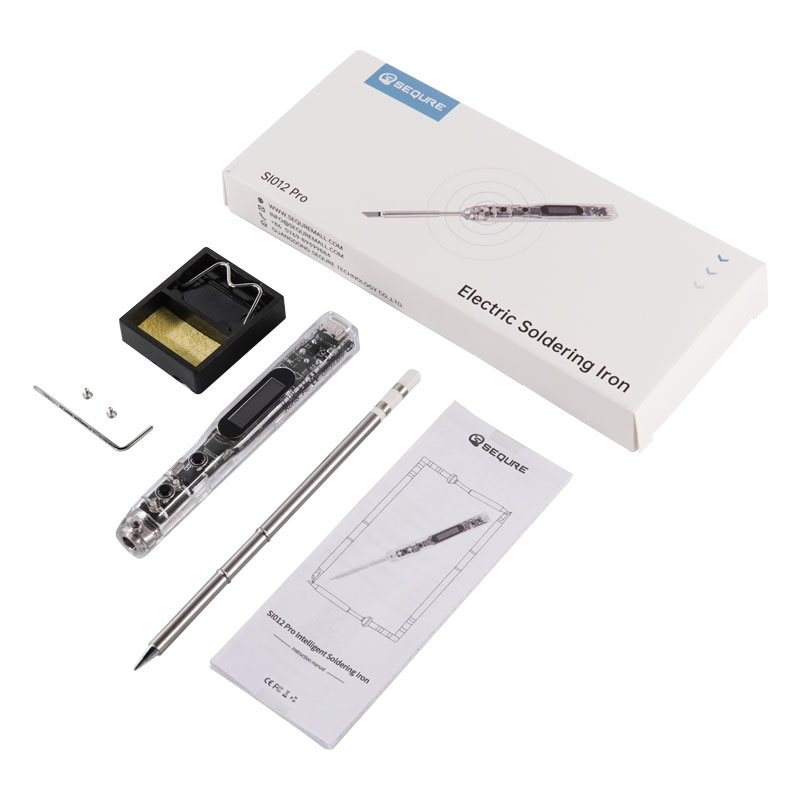 Industrial Laser Soldering Iron - SEQURE SI012 Pro Intelligenter OLED-Elektrolötkolben mit