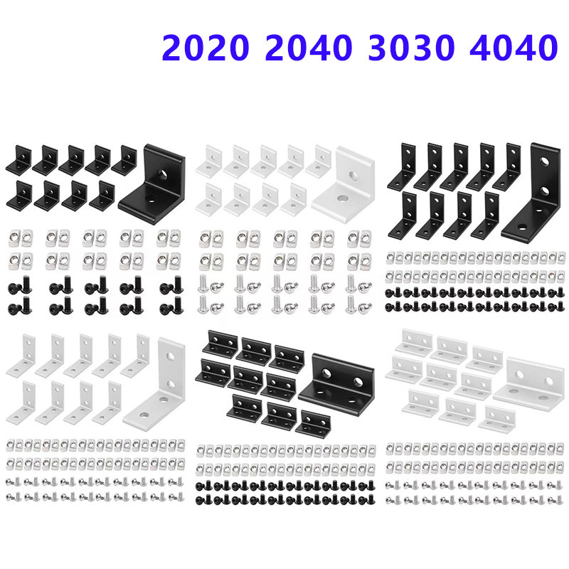 Aluminum T-Slot Profile - 10 Stück 2020 2040 3030 4040