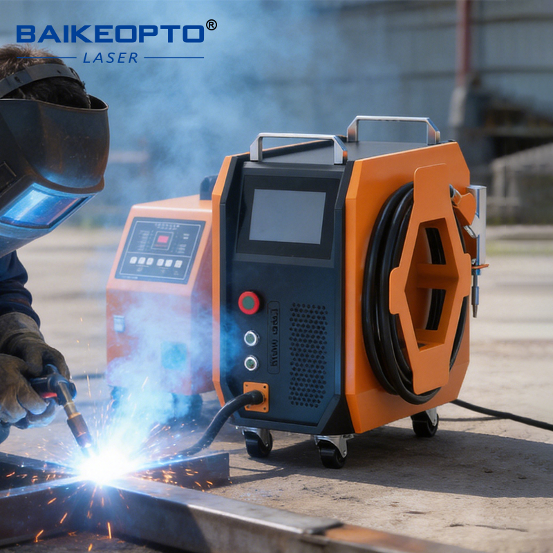 Portable Laser Rust Removal - Tragbarer 5-in-1 Luftgekühlter Handlaser-Schweißer, Schneide-, Reinigungs-