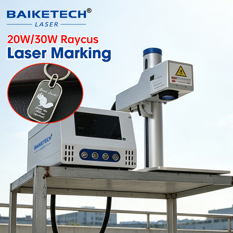 Industrial Laser Engraver For Metal - Hochgeschwindigkeits-20W/30W-Faserlaser-Markiermaschine für industrielle Metallgravur, fliegende Markierung