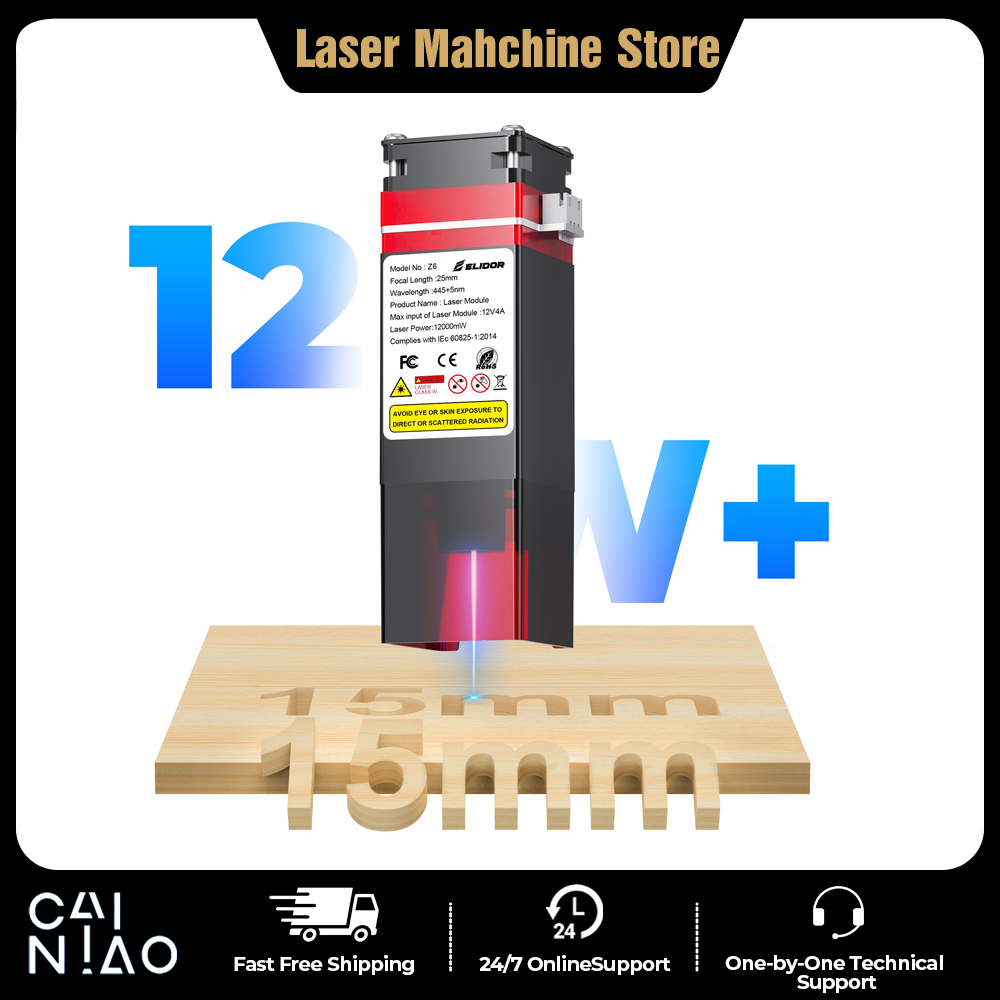 Industrial Laser Technology - ELIDOR Z6 6W/12W Lasermodul Upgrade-Kit Blaue