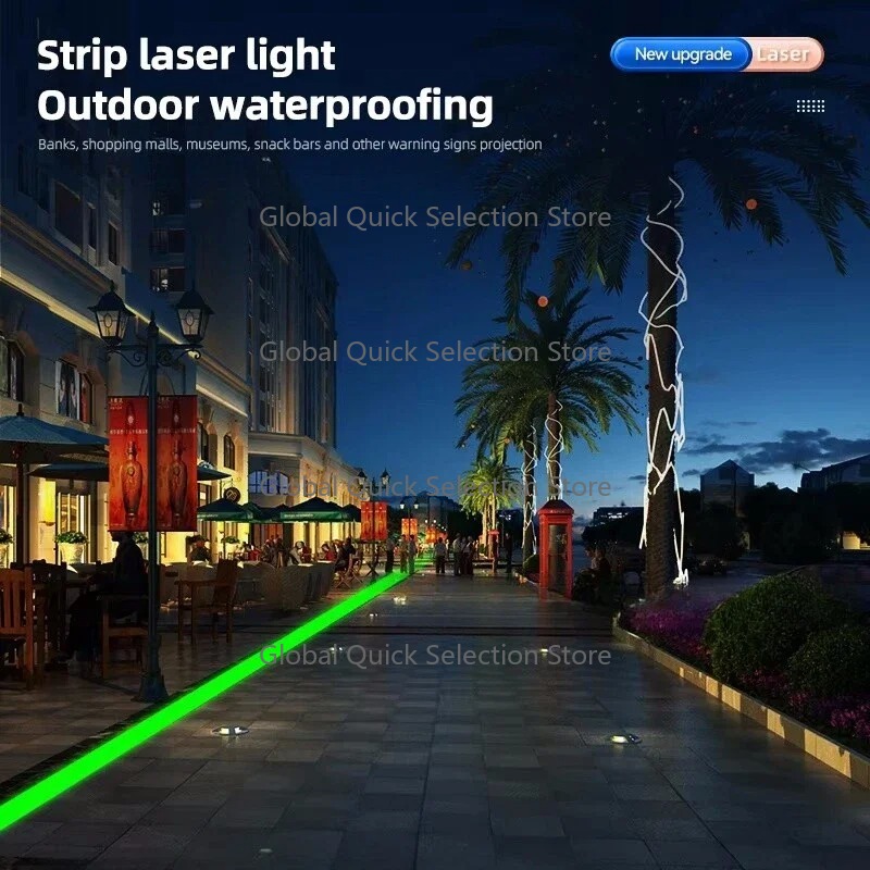 Industrial Laser Line Projector - Industrieller Virtueller Laser-Sicherheitslinien-Projektor Bodenmarkierungs-Warnleuchte