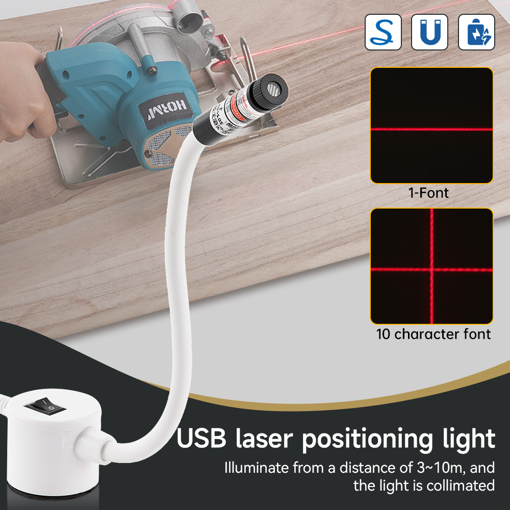 Industrial Laser Technology - USB Powered Rot Laser Licht Nähen