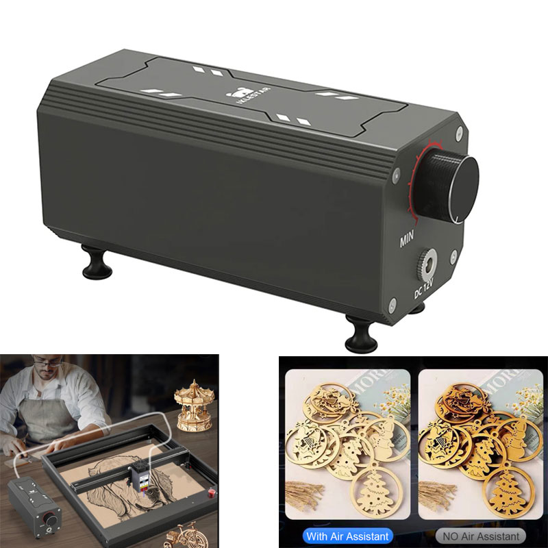 Industrial Laser Etching Machine - Air Assist Kompressor, Laser-Luftunterstützungspumpe, 10–30 l/min,
