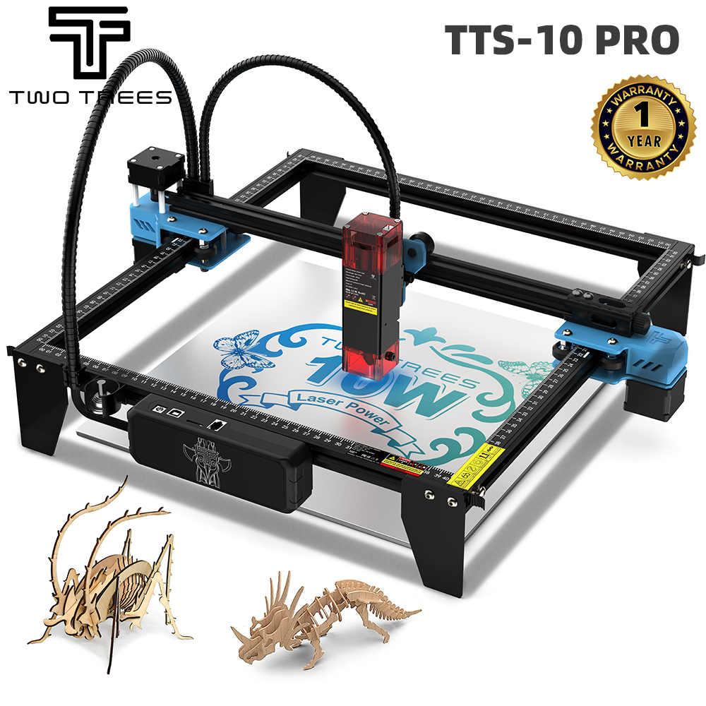 Industrial Laser Engraver For Metal - TWOTREES TTS-10 Pro Lasergravierer Edelstahl-Logodrucker Metall-Lasergravurmaschine