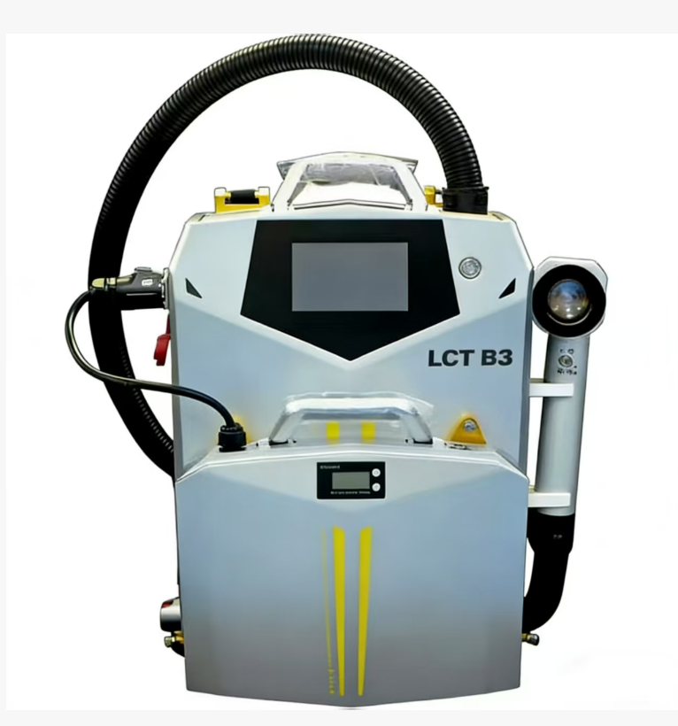 Portable Laser Rust Removal - Neue 200W/300W/500W Puls-Laserreinigungsmaschine mit Rucksack-Akku für