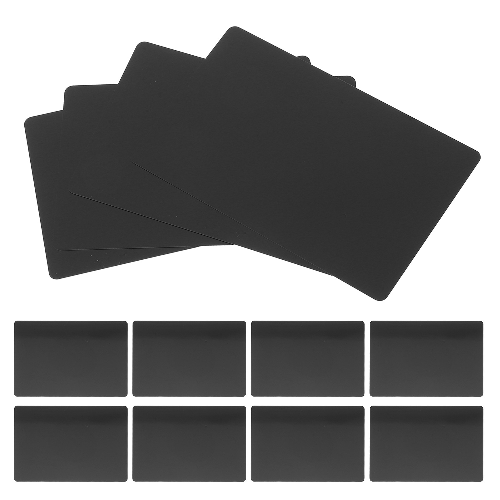 Industrial Laser Etching - 100 Stück schwarze Aluminiumplatten 3,4x2,1 Zoll,