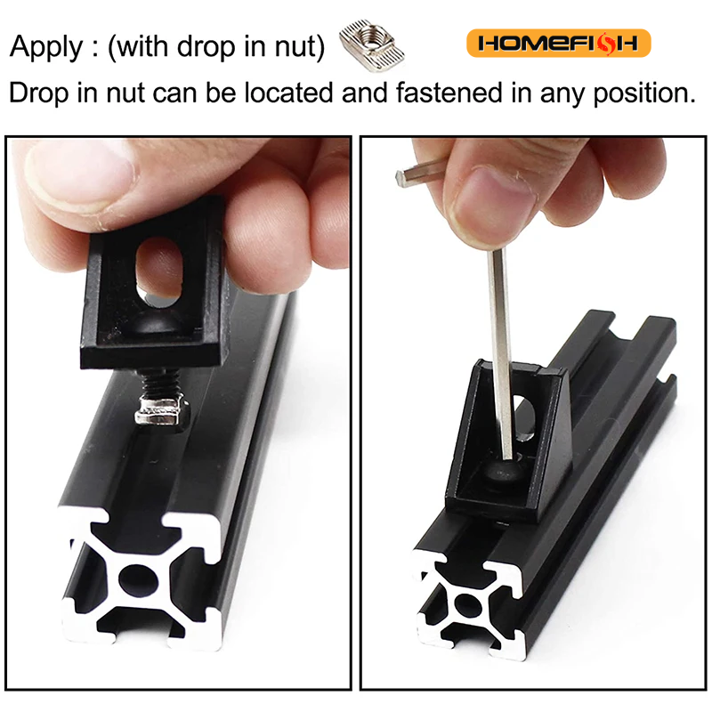 20 Sets Eckhalterung, 40 Stück – Aluminum T-Slot Profile Bewertung und Preis