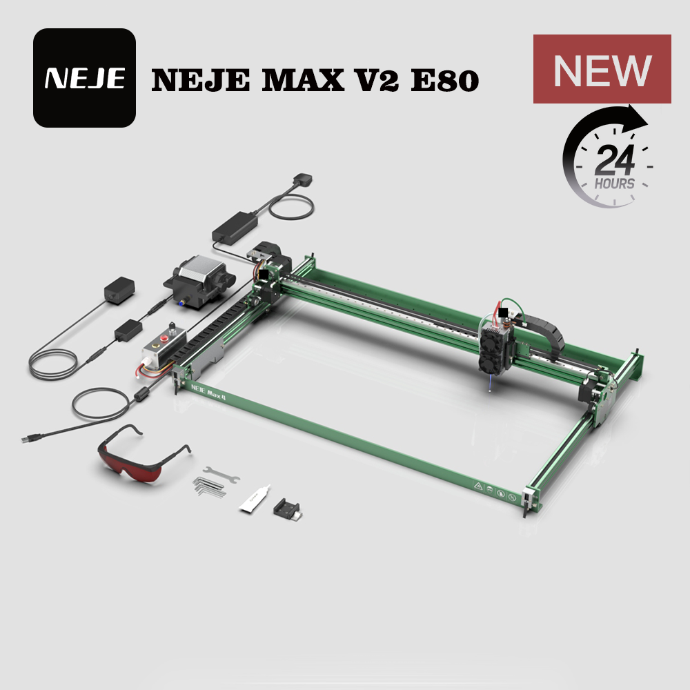 NEJE MAX V2 E80 80W 455nm Lase – Industrial Laser Engraver For Metal Bewertung und Preis