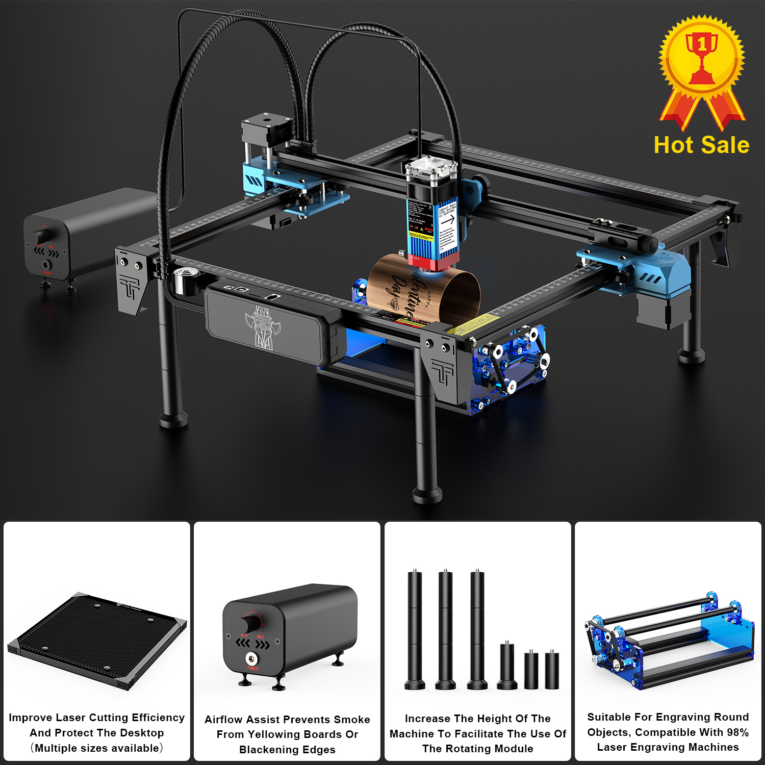 TwoTrees TTS-55Pro Anfänger La – Industrial Laser Etching Machine Bewertung und Preis
